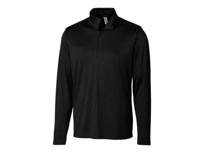 Clique Spin Eco Performance Half Zip Mens Pullover In Black