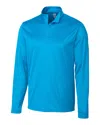 Clique Spin Eco Performance Half Zip Mens Pullover In Blue