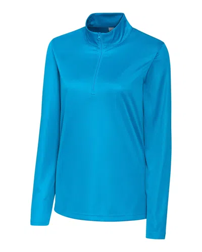Clique Spin Eco Performance Half Zip Womens Pullover In Blue