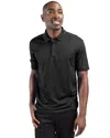 Clique Spin Eco Performance Pique Mens Polo In Black