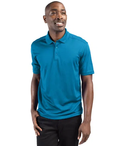 Clique Spin Eco Performance Pique Mens Polo In Blue