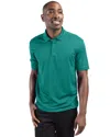 Clique Spin Eco Performance Pique Mens Polo In Green