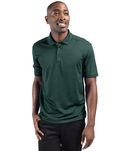 Clique Spin Eco Performance Pique Mens Polo In Green