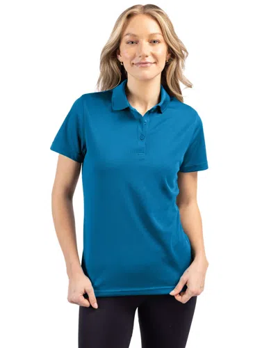 Clique Spin Eco Performance Pique Womens Polo In Blue