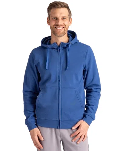 Clique Stockholm Unisex Full Zip Hoodie In Blue