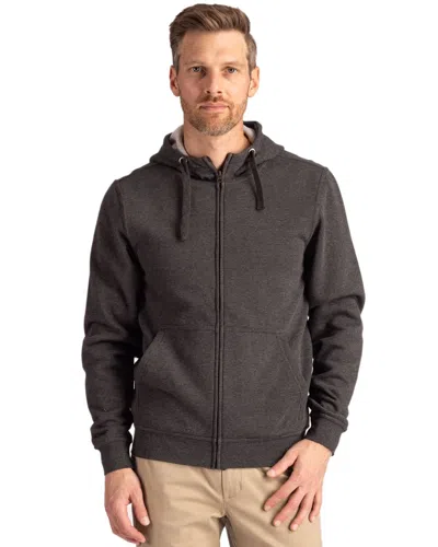 Clique Stockholm Unisex Full Zip Hoodie In Gray
