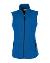 Clique Summit Lady Full Zip Microfleece Vest In Blue