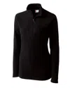 Clique Summit Lady Half Zip Microfleece Jacket In Black