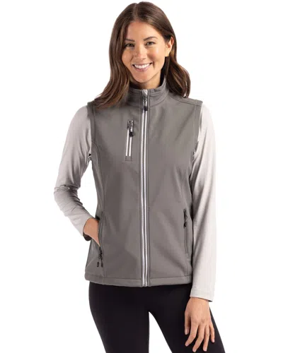 Clique Telemark Eco Stretch Softshell Womens Vest In Gray