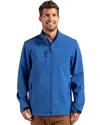 Clique Tempest Waterproof Full Zip Mens Softshell Jacket In Blue