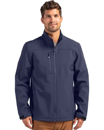 Clique Tempest Waterproof Full Zip Mens Softshell Jacket In Blue