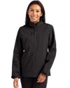 Clique Tempest Waterproof Full Zip Womens Softshell Jacket In Animal Print
