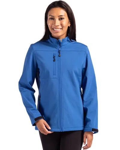 Clique Tempest Waterproof Full Zip Womens Softshell Jacket In Blue