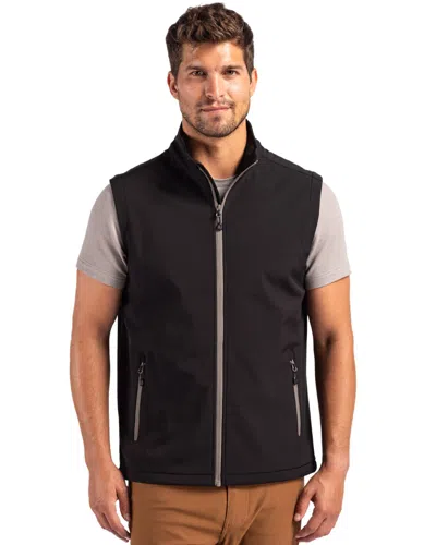 Clique Tempo Stretch Full Zip Mens Softshell Vest In Black