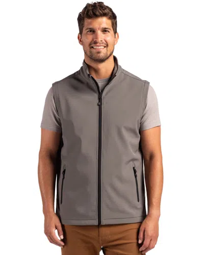 Clique Tempo Stretch Full Zip Mens Softshell Vest In Gray