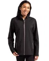 Clique Tempo Stretch Full Zip Womens Softshell Jacket In Red