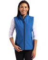 Clique Tempo Stretch Full Zip Womens Softshell Vest In Blue