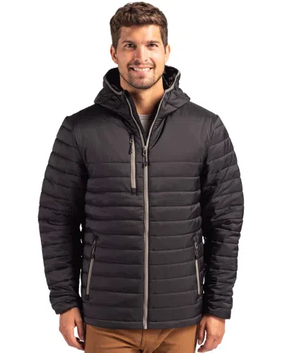 Clique Valhalla Full Zip Mens Puffer Jacket In Black