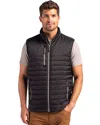 Clique Valhalla Full Zip Mens Puffer Vest In Black