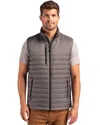 Clique Mens Water Resistant Heavyweight Puffer Vest In Brown