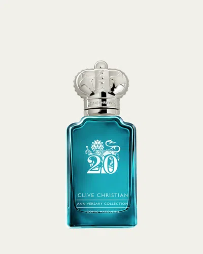 Clive Christian 20th Anniversary Iconic Masculine Eau De Parfum, 1.7 Oz. In Blue
