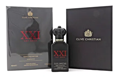 Clive Christian Men's Xxi Art Deco Amberwood Edp Spray 1.7 oz Fragrances 652638014289 In Transparent
