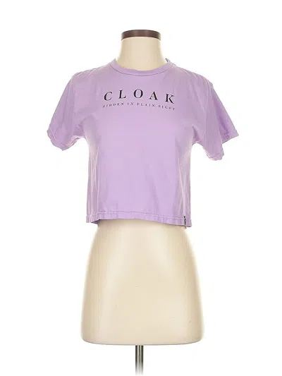 Pre-owned Cloak Short Sleeve T-shirt In Purple