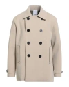 Clochic Homme Man Overcoat & Trench Coat Beige Size Xl Polyamide, Elastane In Sand