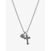 Clocks And Colours And Colours Mens High Noon Sterling-silver Necklace In Silver