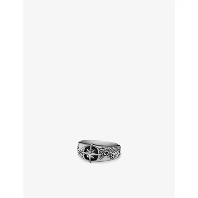Clocks And Colours And Colours Mens High Tide Sterling-silver Ring