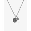 Clocks And Colours And Colours Mens Rise Sterling-silver Necklace In Silver