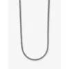 Clocks And Colours And Colours Mens Snake Bones Sterling-silver Necklace In Silver