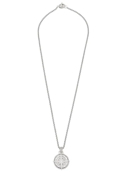 Clocks And Colours North Star Sterling Silver Chain Necklace In White