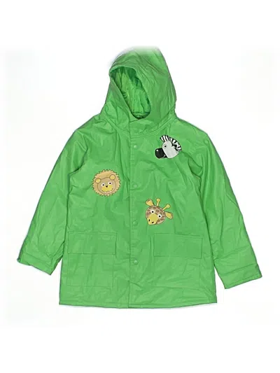 Pre-owned Clockwise Kids' Raincoat In Green