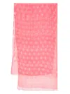 Cloe Cassandro Paisley-print Silk Sarong In Rosa