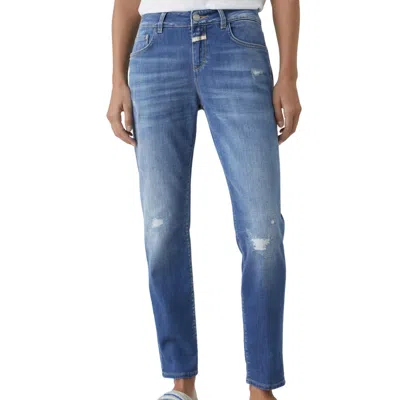 Closed A Better Blue Baker Slim Fit Jean In Mid Blue