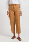 Closed Abe Pants In Gold Earth In Multi