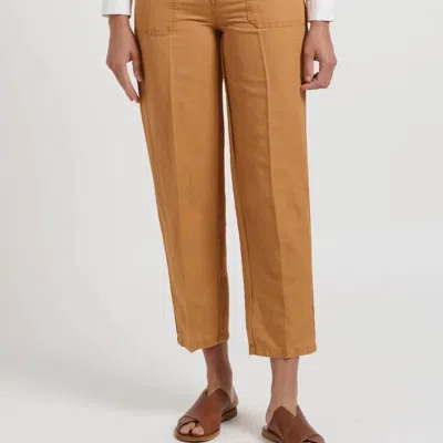 Closed Abe Pants In Gold Earth In Orange