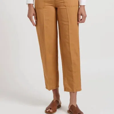 Closed Abe Pants In Gold Earth In Brown