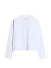 Closed A-line Shirt In White