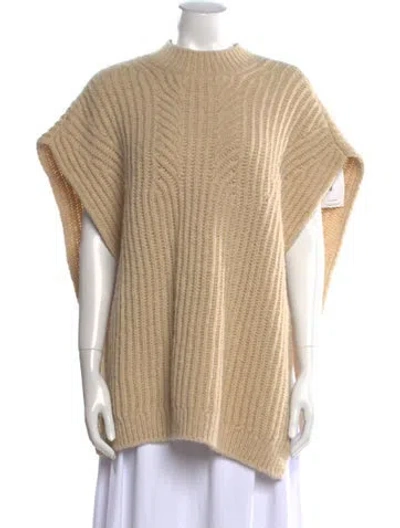 Pre-owned Closed Alpaca Mock Neck Sweater In Neutral