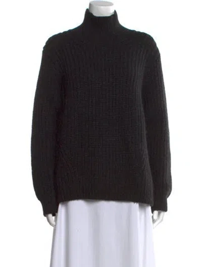 Pre-owned Closed Alpaca Turtleneck Sweater In Black