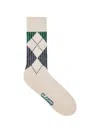 Closed Argyle-knit Socks In Multi