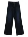 Closed Denim Trousers With Wide Belt Loops In Blue