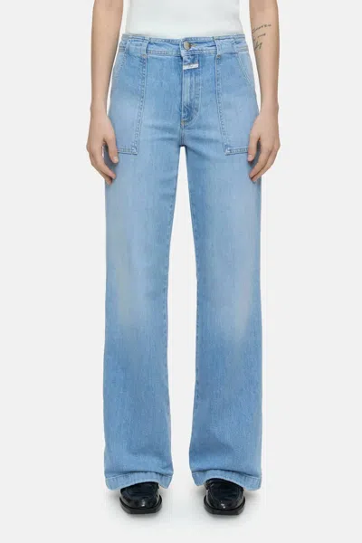 Closed Aria Denim Straight Jeans In Light Blue