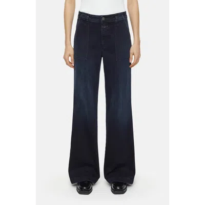 Closed Aria Flare Jeans In Blue/black