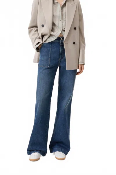 Closed Aria Flared Jeans In Dark Blue