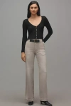 Closed Aria High-rise Flare Jeans In Neutral