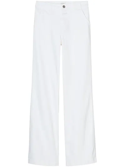 Closed Aria High-rise Straight-leg Jeans In White