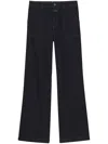 Closed Ridge-x Rigid High-rise Horseshoe Jeans In Black